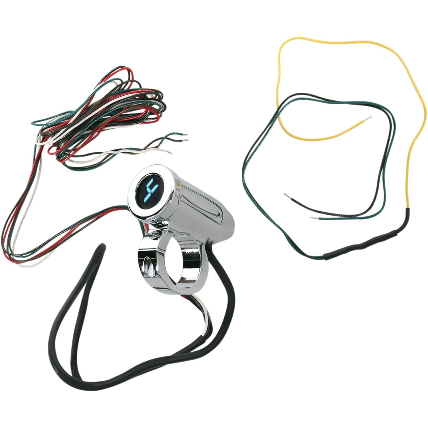 Dakota Digital 1.25" Auto Programming Gear Indicator - Chrome - Blue Display PGR-1125_370566