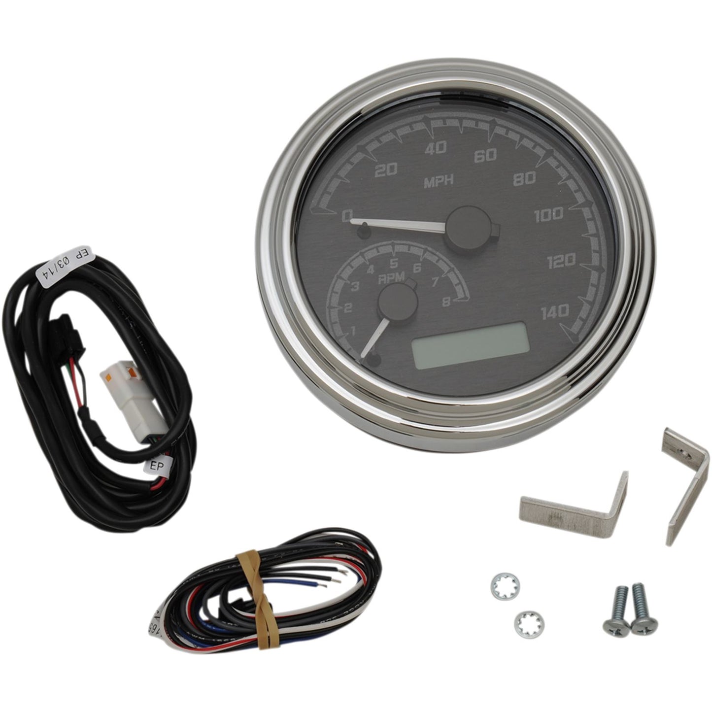 Dakota Digital MXV Series Analog Gauge System - Black/Gray/Chrome MVX-2011-KG-C_370646