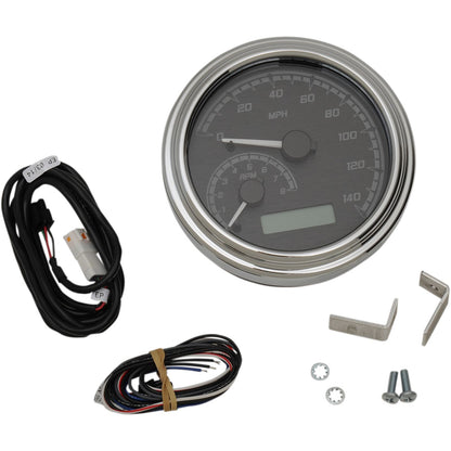 Dakota Digital MXV Series Analog Gauge System - Black/Gray/Chrome MVX-2011-KG-C_370646