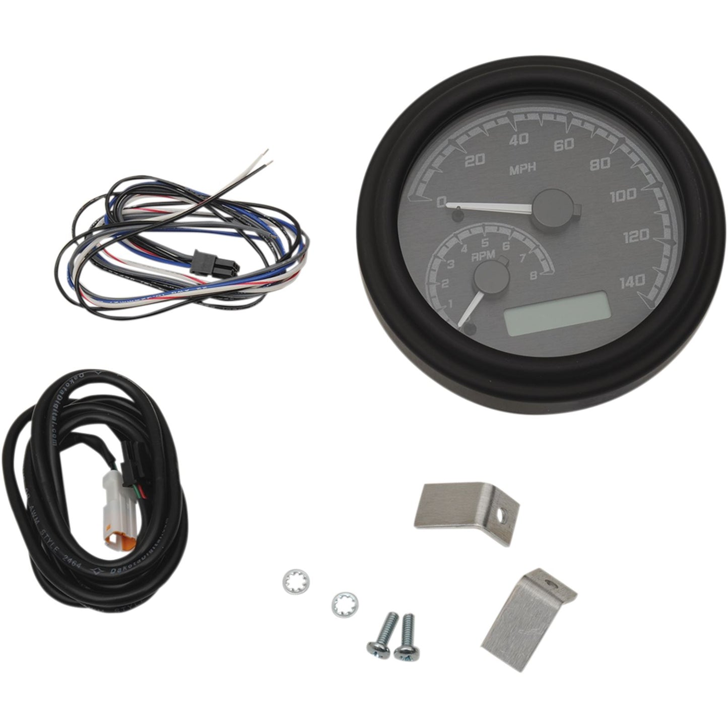 Dakota Digital MXV Series Analog Gauge System - Black/Gray/Black MVX-2011-KG-K_370647