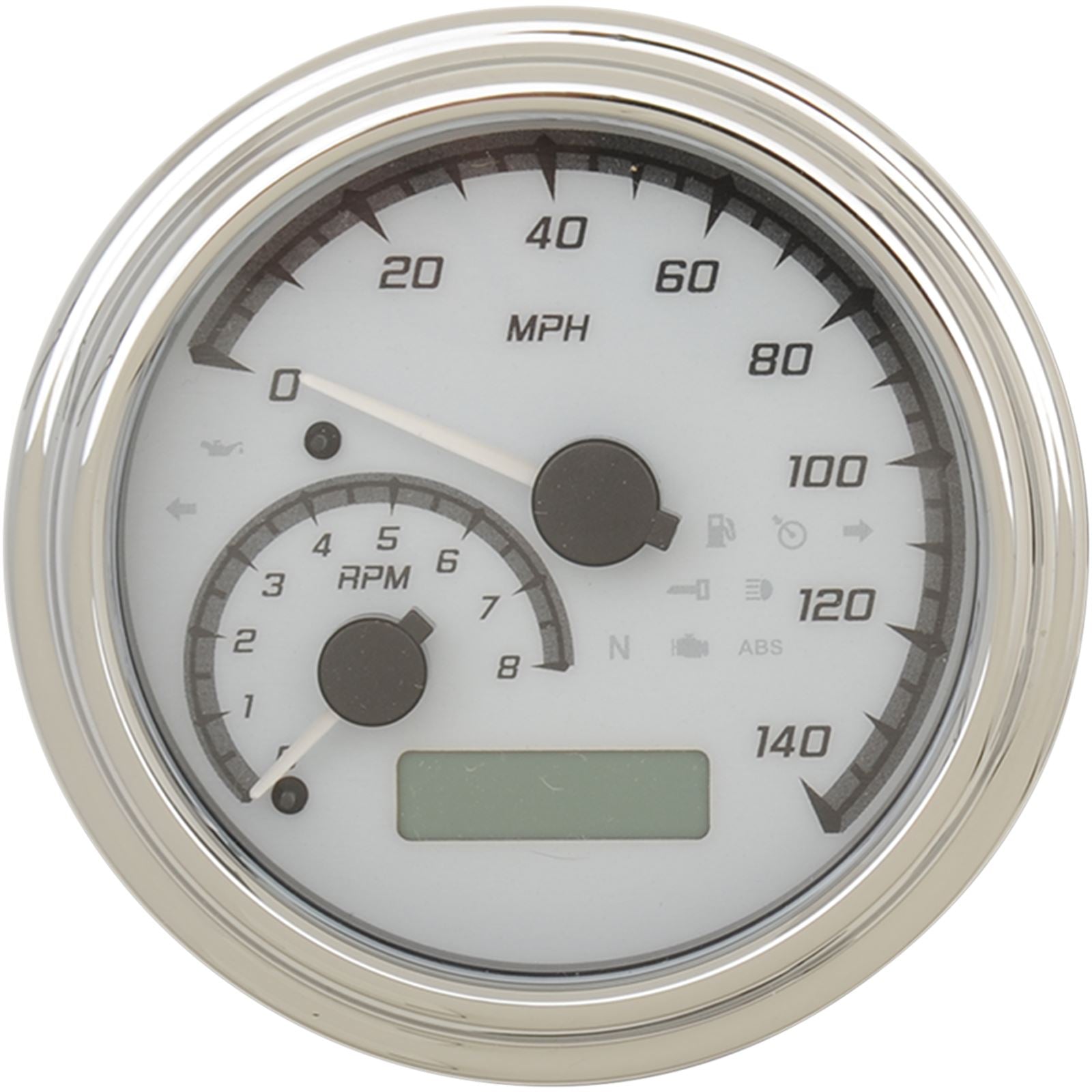 Dakota Digital MXV Series Analog Gauge System - White/Gray/Chrome MVX-2011-WG-C_370648
