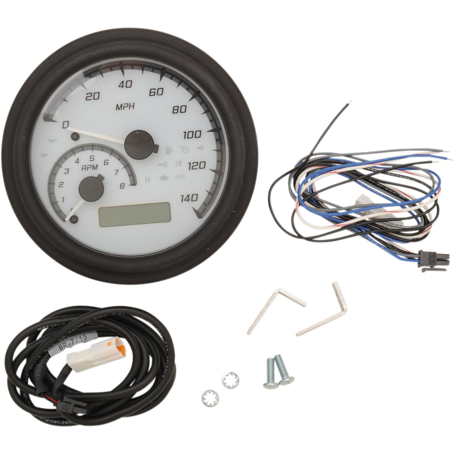 Dakota Digital MXV Series Analog Gauge System - White/Gray/Black MVX-2011-WG-K_370650