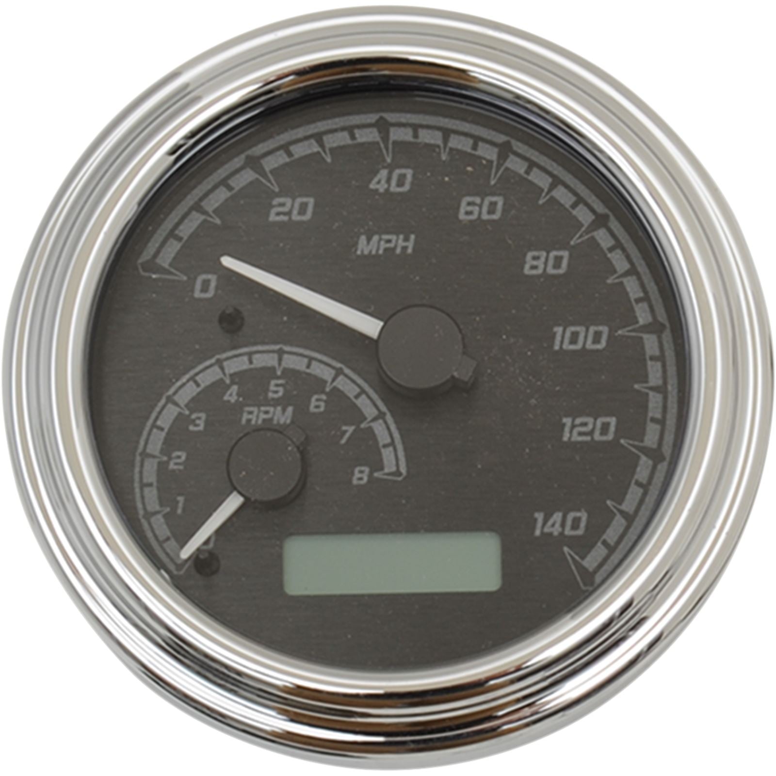 Dakota Digital MXV Series Fatbob Analog/Digital Gauge System - Black/Gray/Chrome MVX-2004-KG-C_370611