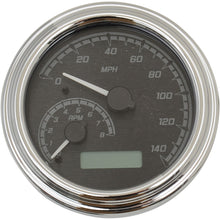 Dakota Digital MXV Series Fatbob Analog/Digital Gauge System - Black/Gray/Chrome MVX-2004-KG-C_370611