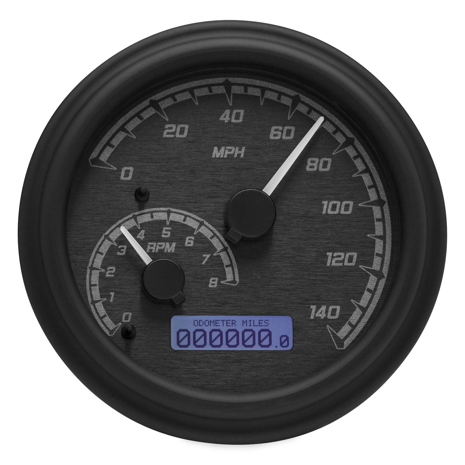 Dakota Digital MXV Series Fatbob Analog/Digital Gauge System - Black/Gray/Black MVX-2004-KG-K_88835