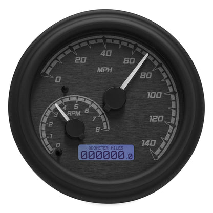 Dakota Digital MXV Series Fatbob Analog/Digital Gauge System - Black/Gray/Black MVX-2004-KG-K_88835
