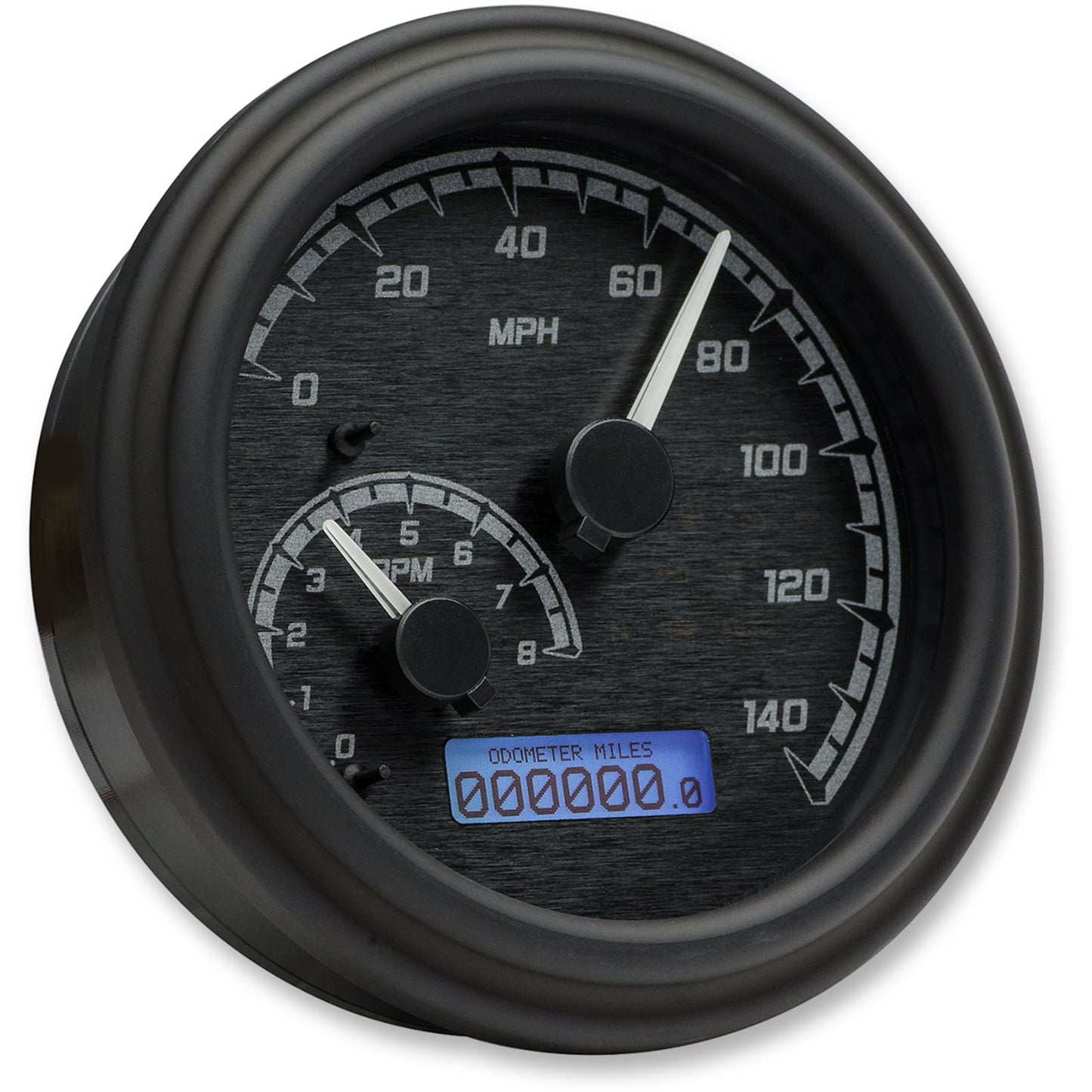 Dakota Digital MXV Series Fatbob Analog/Digital Gauge System - Black/Gray/Black MVX-2004-KG-K_370612