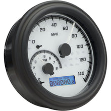 Dakota Digital MXV Series Fatbob Analog/Digital Gauge System - White/Gray/Black MVX-2004-WG-K_370614