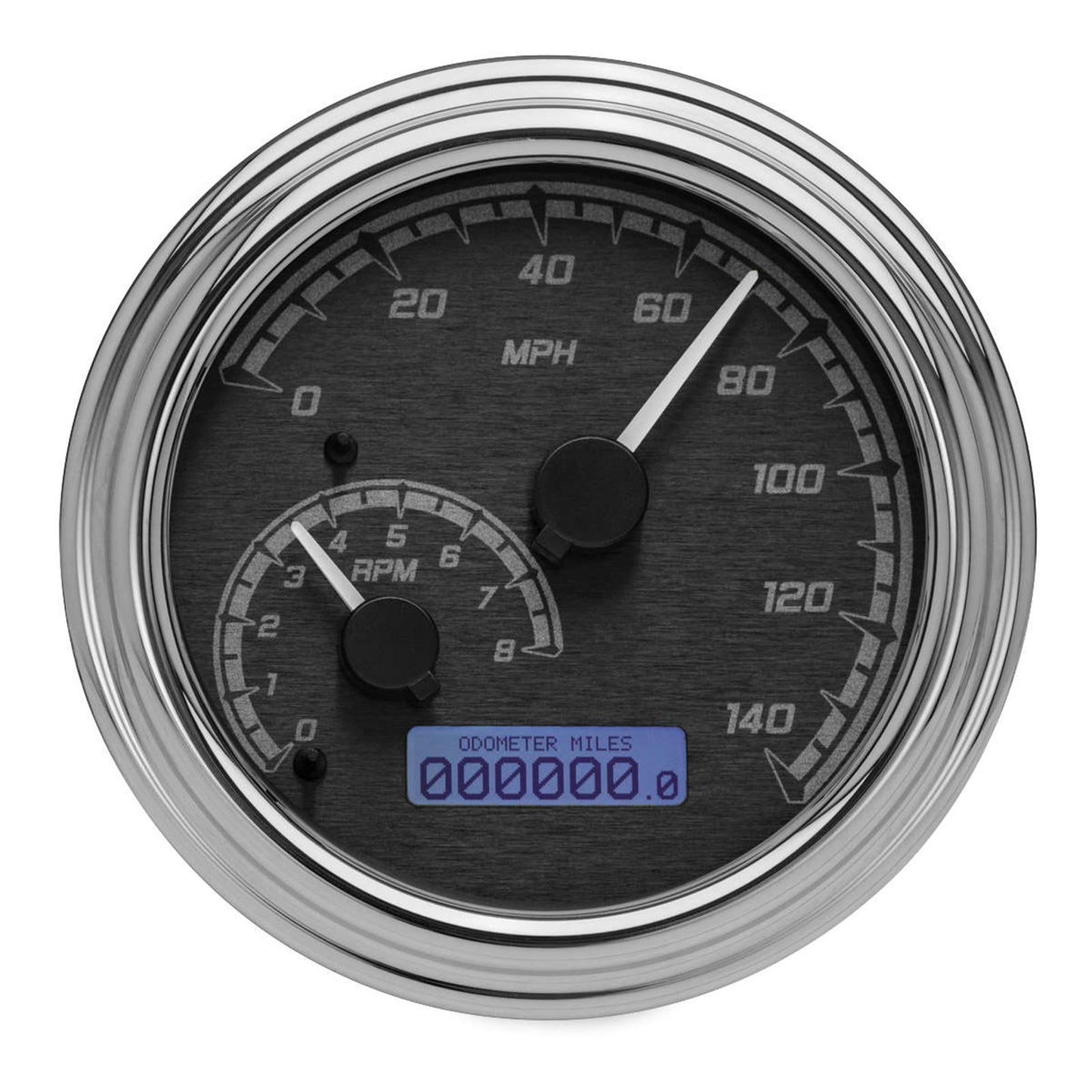 Dakota Digital MXV Series Analog Gauge System - Black/Gray/Chrome MVX-2002-KG-C_88876