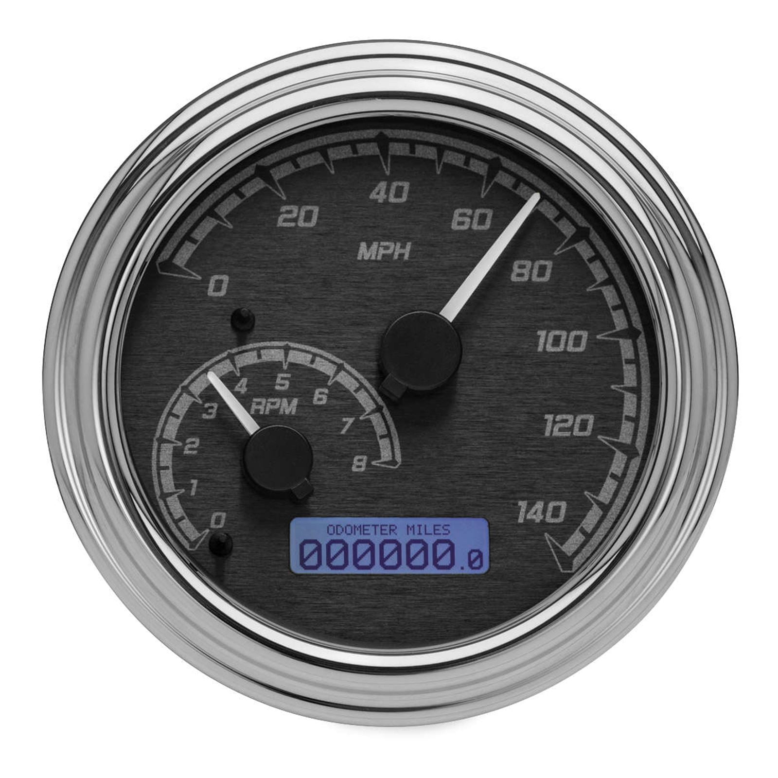 Dakota Digital MXV Series Analog Gauge System - Black/Gray/Chrome MVX-2002-KG-C_88876