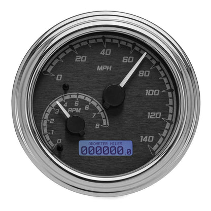 Dakota Digital MXV Series Analog Gauge System - Black/Gray/Chrome MVX-2002-KG-C_88876