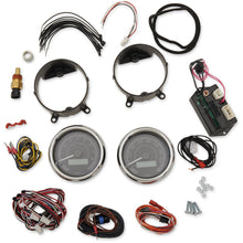 Dakota Digital MVX-8K Series Analog/Digital 2-Gauge Kit - Chrome Bezel/Black Face MVX-8200-KG-C_370640