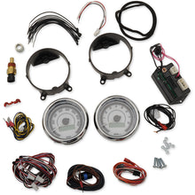 Dakota Digital MVX-8K Series Analog/Digital 2-Gauge Kit - Chrome Bezel/ White Face MVX-8200-WK-C_370644