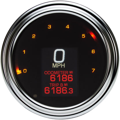 Dakota Digital Tank Speedometer - Chrome Bezel - 4.5" - Pre '03 MLX-2000_370532
