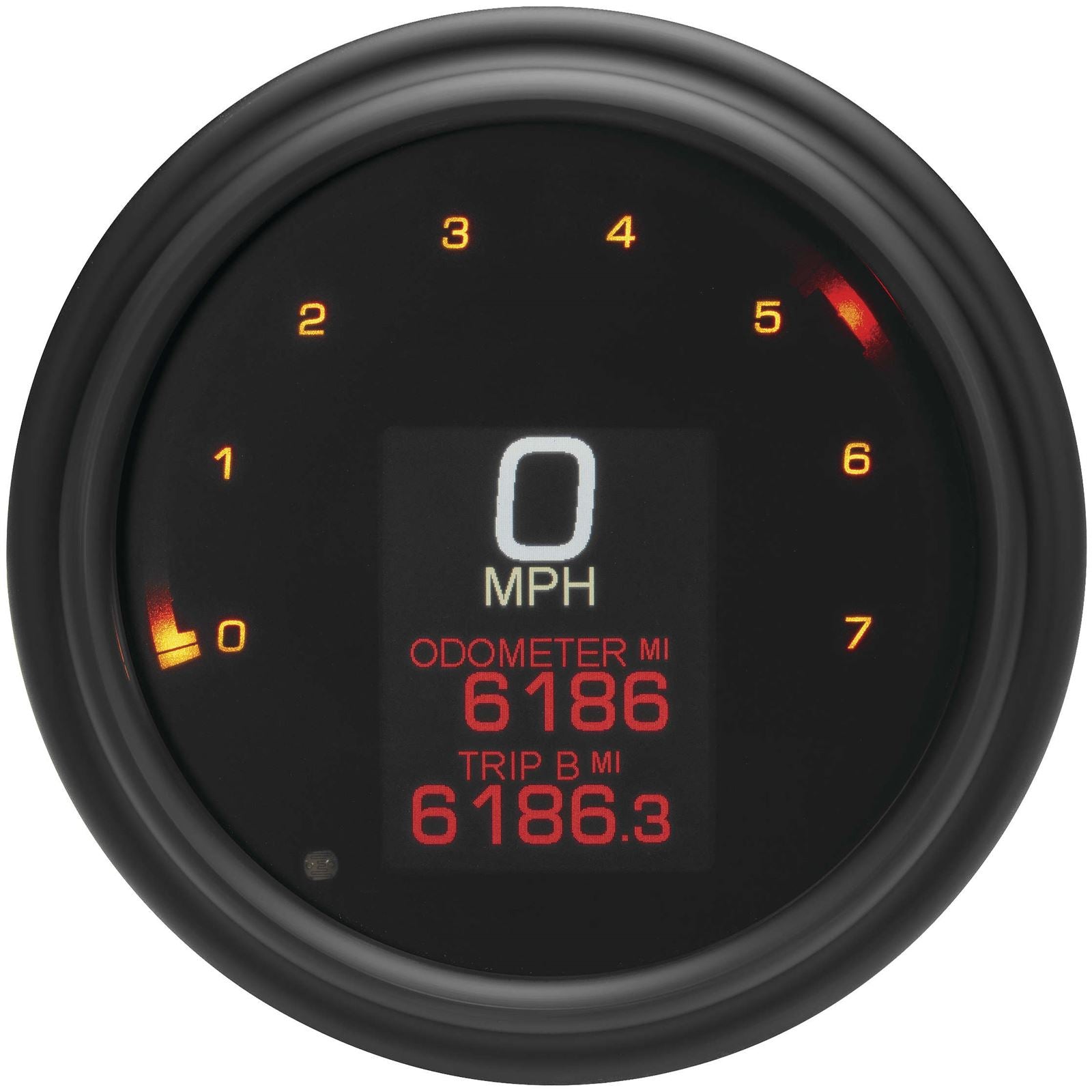 Dakota Digital Tank Speedometer - Black Bezel - 4.5" - '11+ MLX-2011-K_88978
