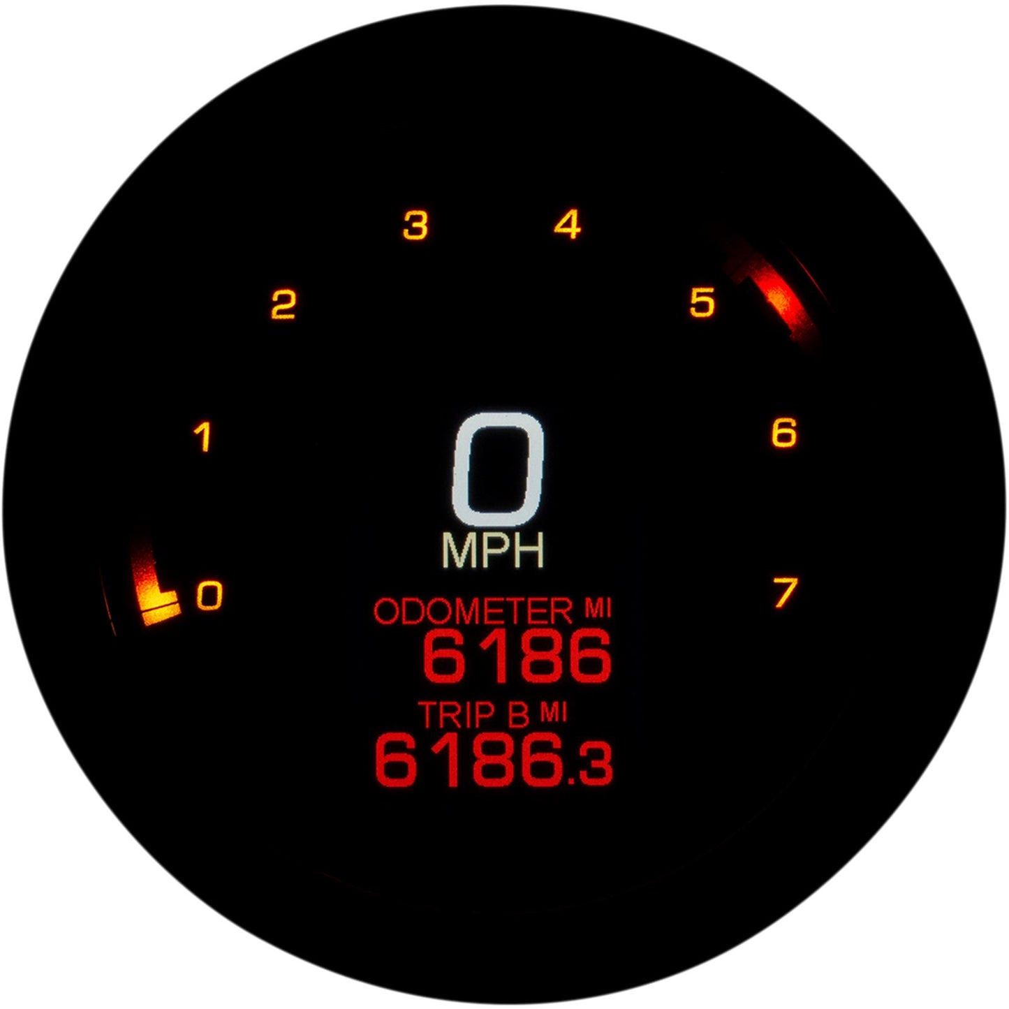 Dakota Digital Tank Speedometer - Black Bezel - 4.5" - '11+ MLX-2011-K_370539