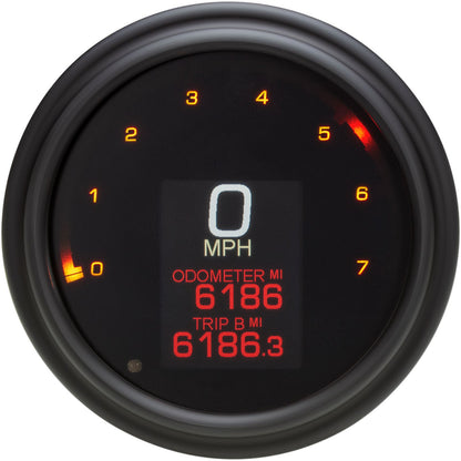 Dakota Digital Tank Speedometer - Black Bezel - 4.5" - '11+ MLX-2011-K_370540