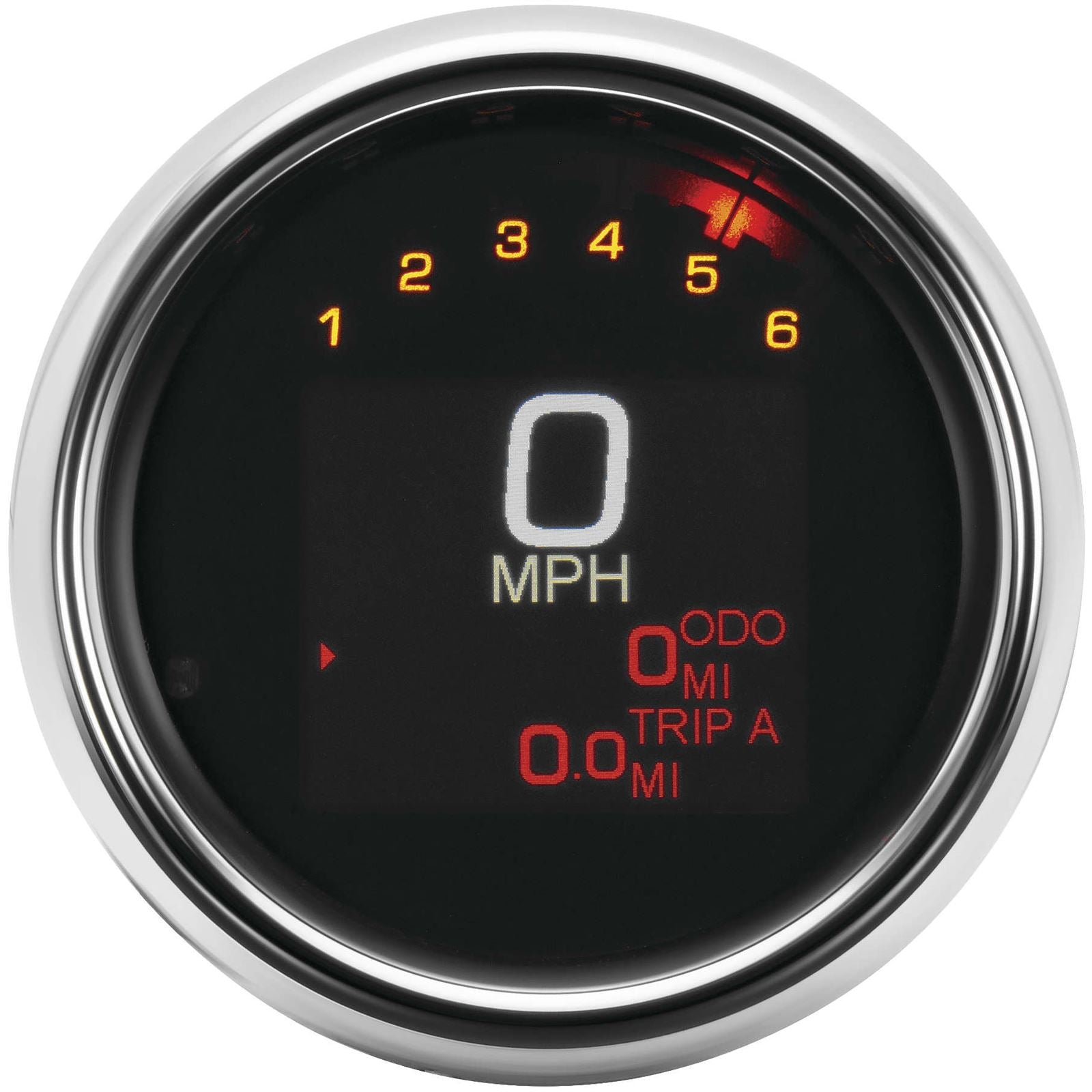 Dakota Digital Tank Speedometer - Chrome Bezel - 3-3/8" - '12+ MLX-3012_88985