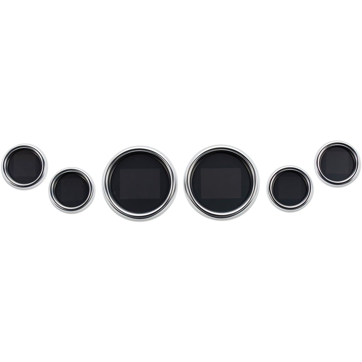Dakota Digital MLX 6-Gauge Instrument Kit - Chrome Bezel MLX-8604_370657