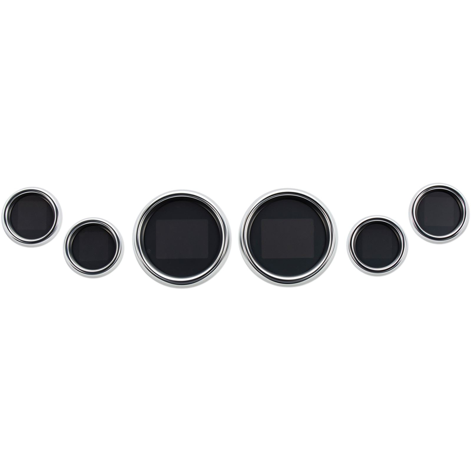 Dakota Digital MLX 6-Gauge Instrument Kit - Chrome Bezel MLX-8604_370657
