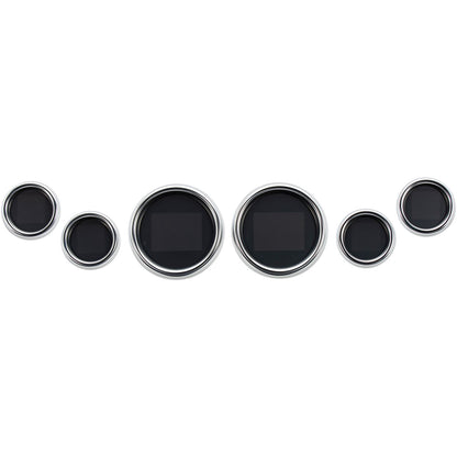 Dakota Digital MLX 6-Gauge Instrument Kit - Chrome Bezel MLX-8604_370657