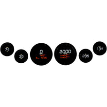 Dakota Digital MLX 6-Gauge Instrument Kit - Black Bezel MLX-8604-K_370659