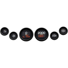 Dakota Digital MLX 6-Gauge Instrument Kit - Black Bezel MLX-8604-K_370660