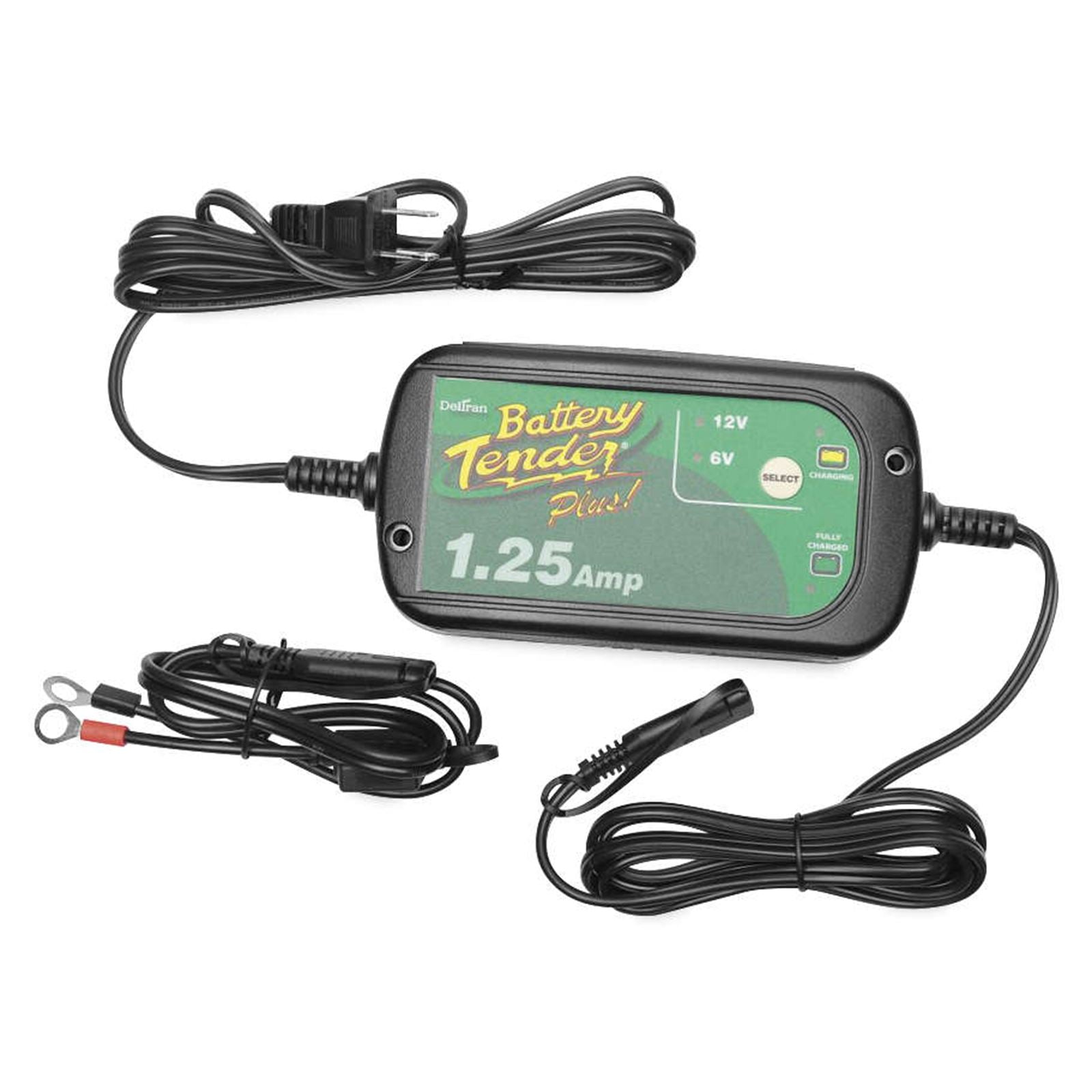 Battery Tender Plus Selectable 6-Volt/12-Volt 1.25-Amp Battery Charger [MPN: 022-0211]_89007