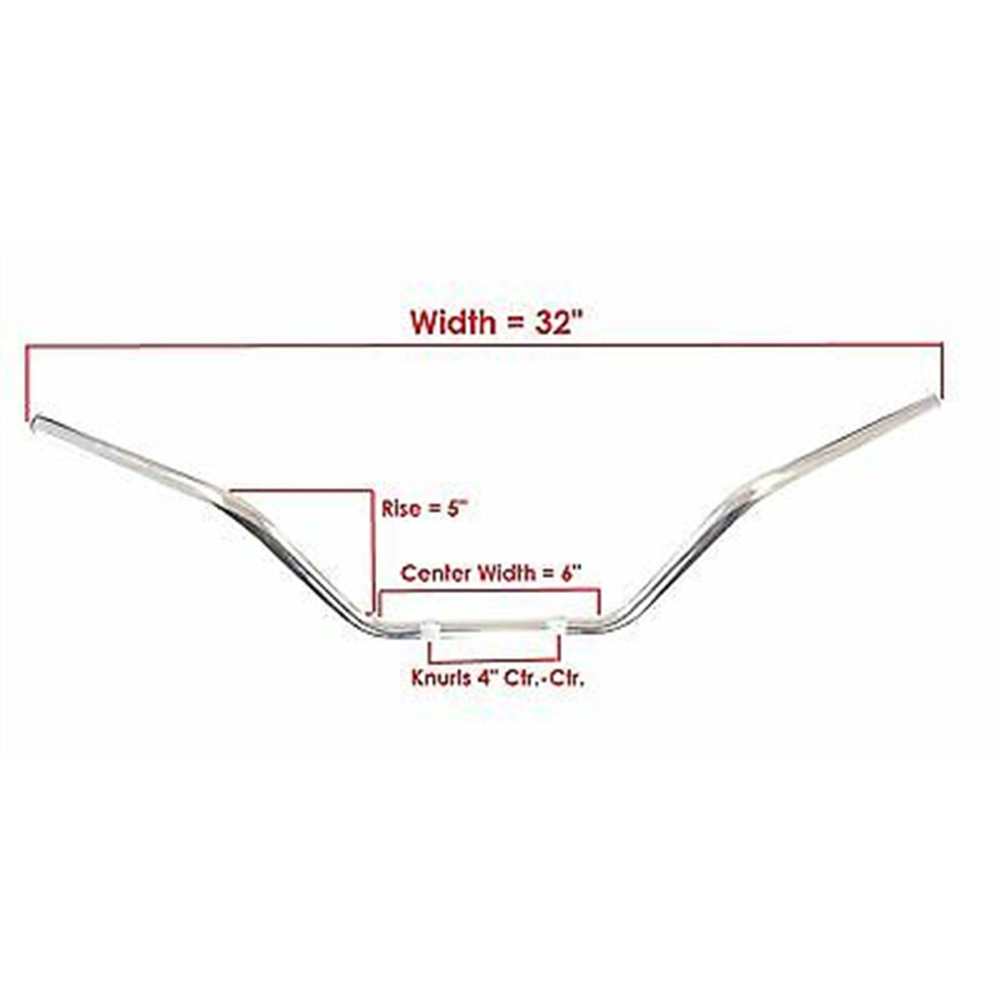 2FastMoto 7/8" Chrome Handlebar for Honda CB750K, CB750 - 1969 -71  53100-300-000_662218