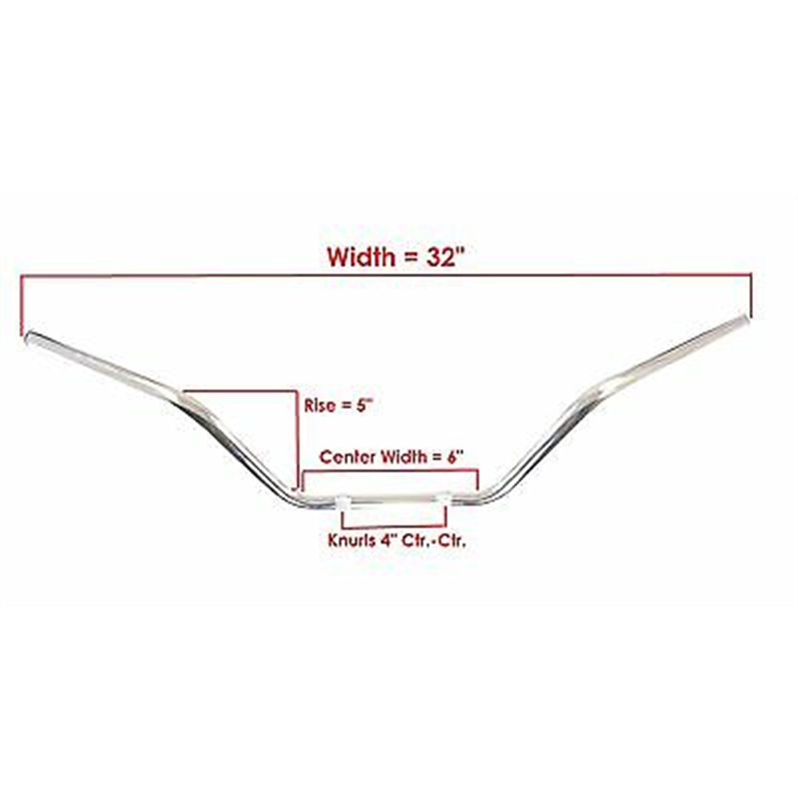 2FastMoto 7/8" Chrome Handlebar for Honda CB750K, CB750 - 1969 -71  53100-300-000_662218