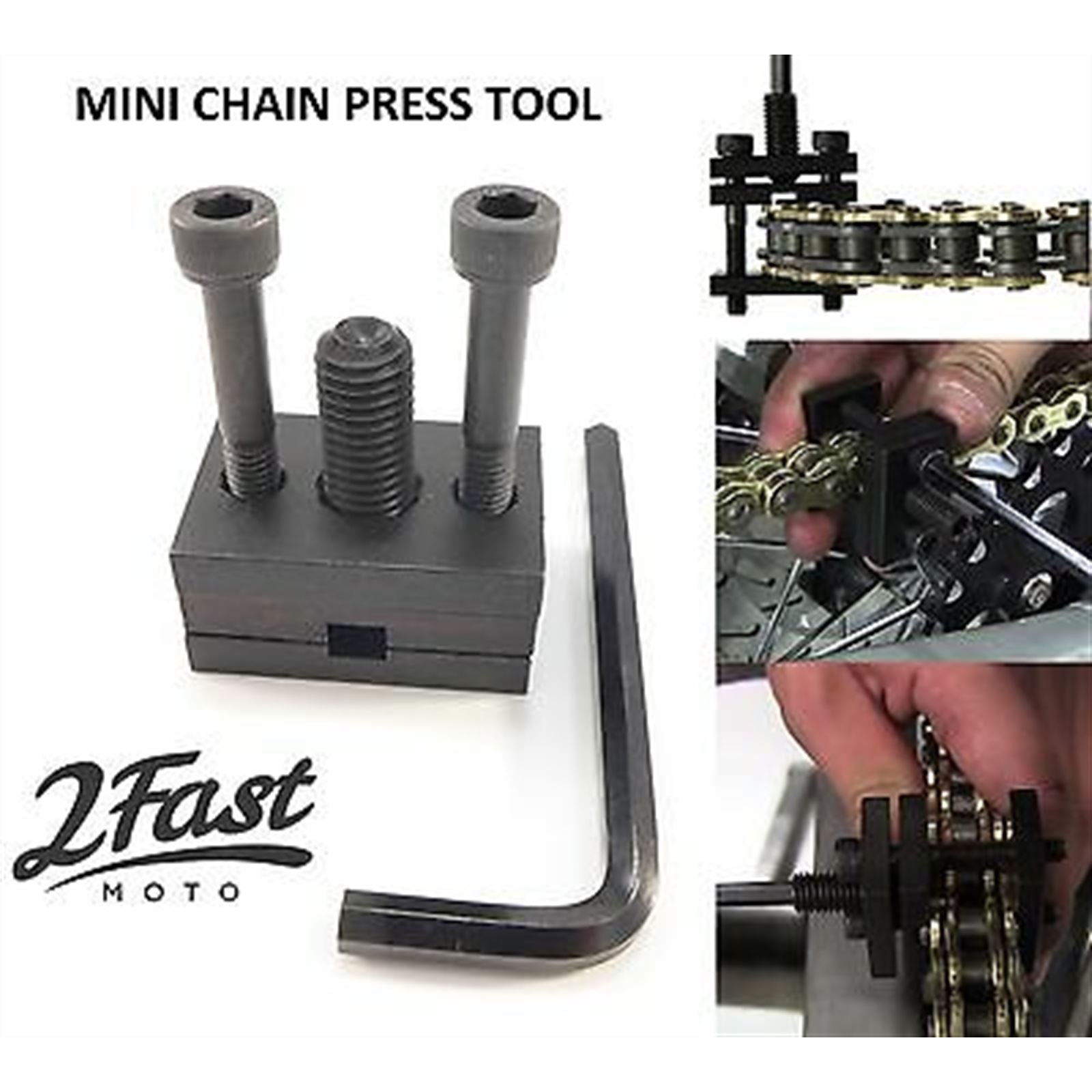 2FastMoto Mini Chain Press Tool for Dirtbike, ATV,  Motorcycle - 520 - 530 Chain 08-0070_657554