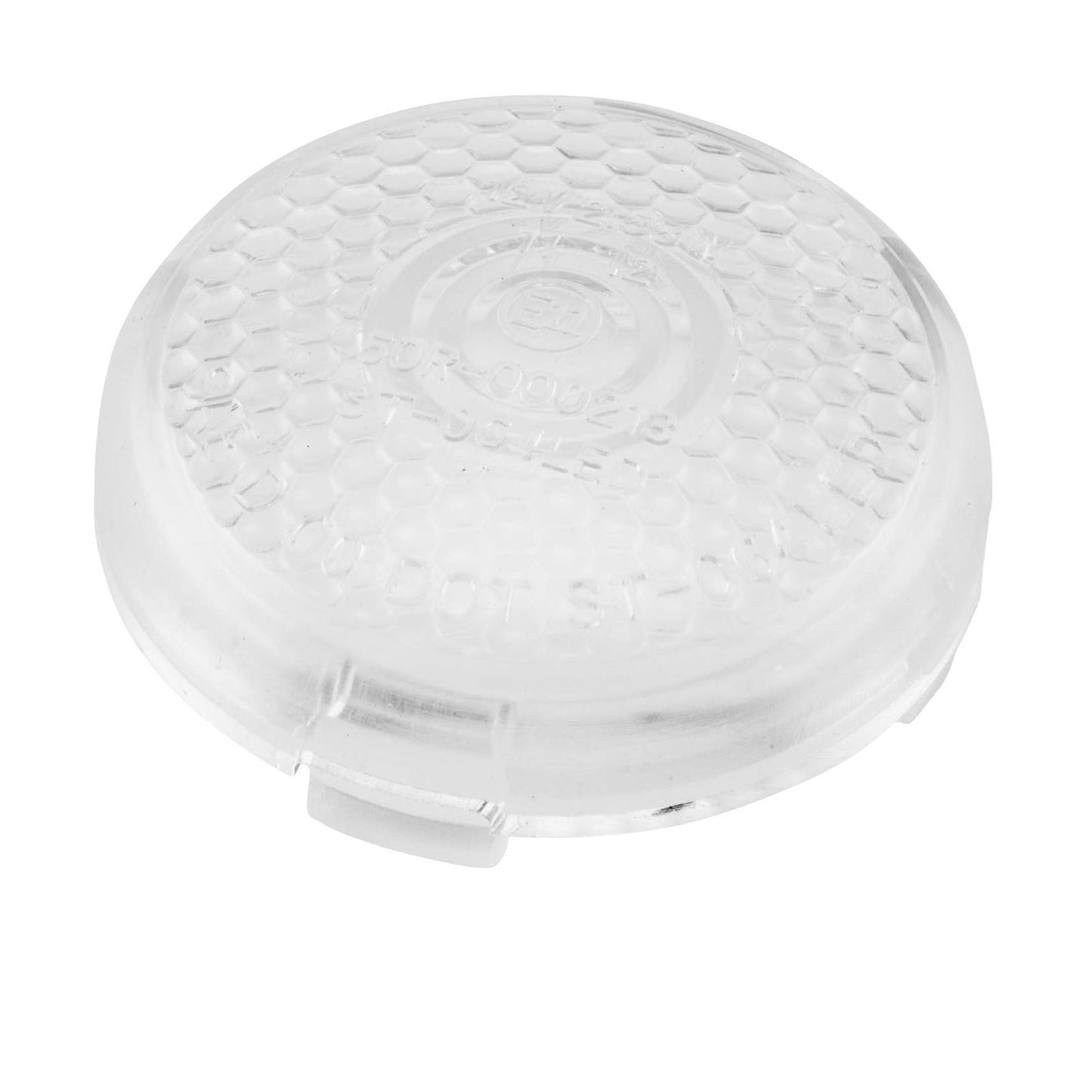 Biker's Choice Turn Signal Replacement Lenses - Honeycomb Style - Clear 2-1/4" x 3-1/4 163082_89988