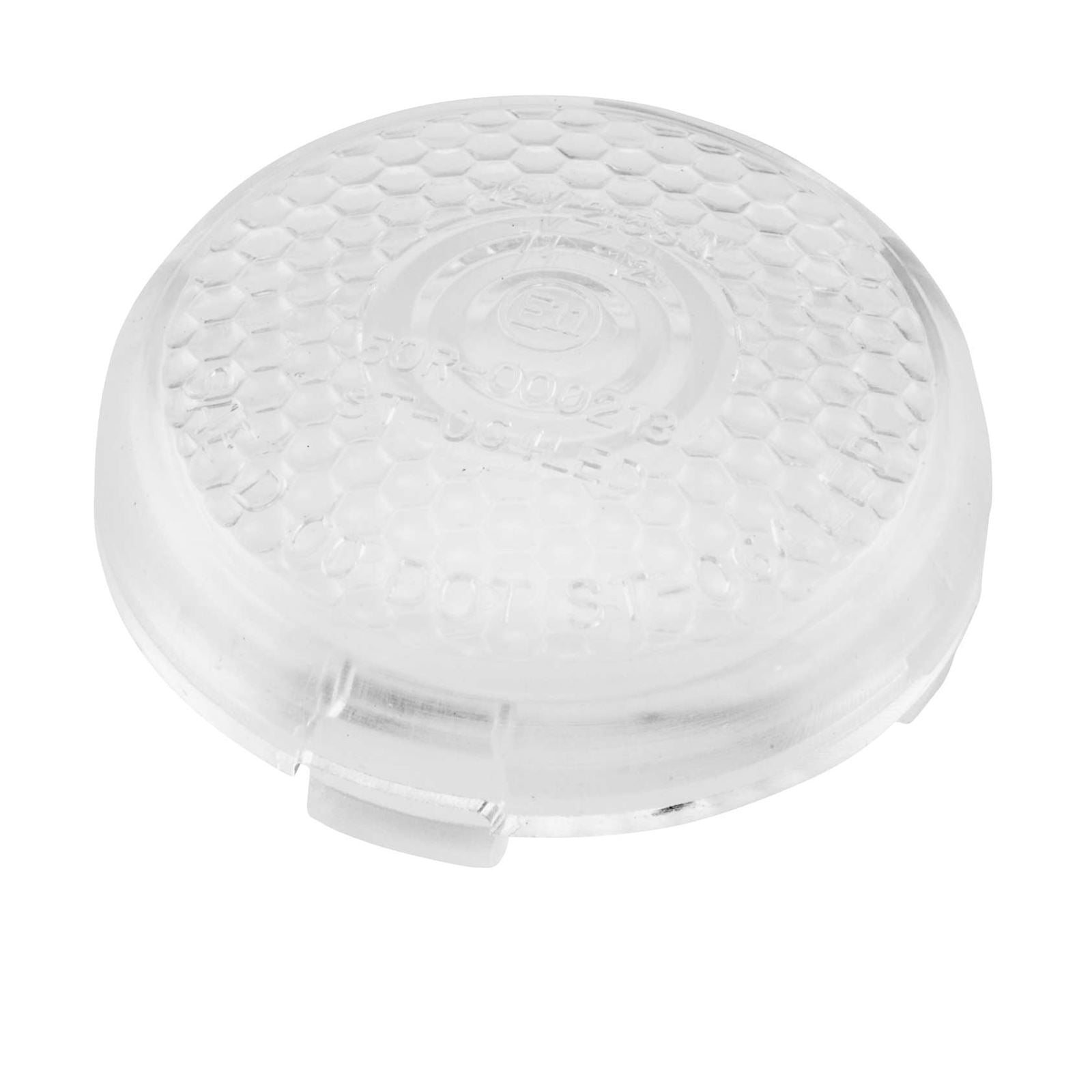 Biker's Choice Turn Signal Replacement Lenses - Honeycomb Style - Clear 2-1/4" x 3-1/4 163082_89988