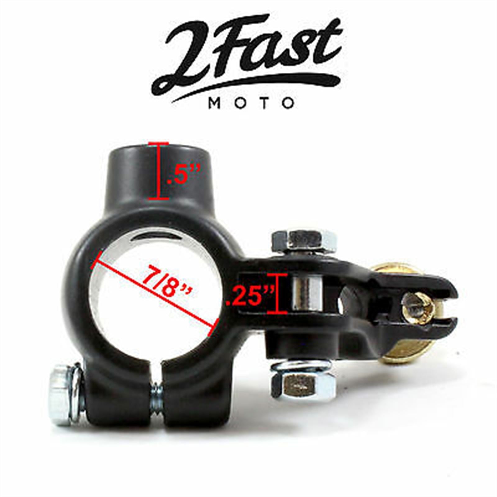 2FastMoto Right Side Perch With 10mm Mirror Mount For Honda CR MT SL XL XR  53171-312-003_657549