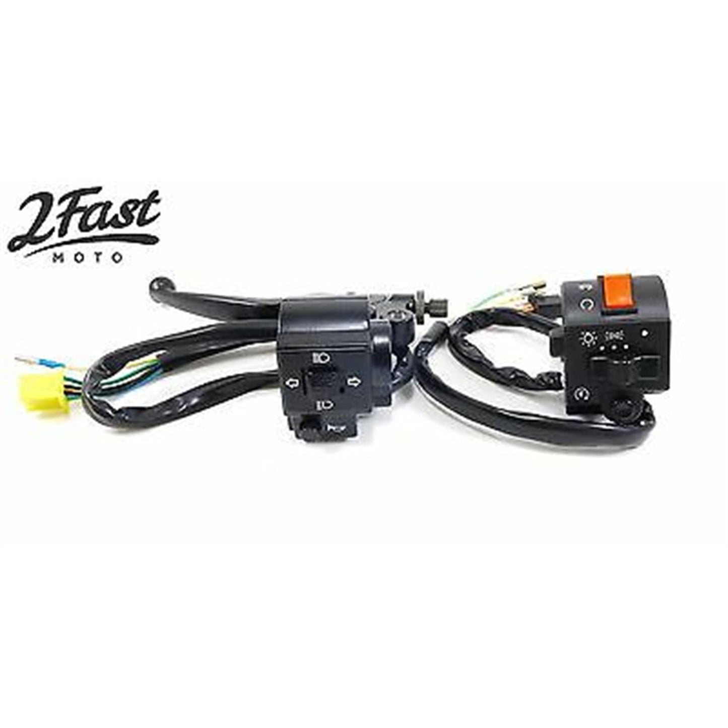 2FastMoto 7/8" Right & Left Handlebar Switch Set Replacement  For Suzuki GS125 2fm-060-610_662625
