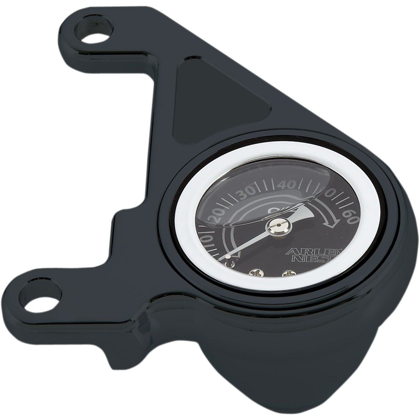 Arlen Ness Oil Pressure Gauge Kit - Black Anodized Finish 15-675_345297