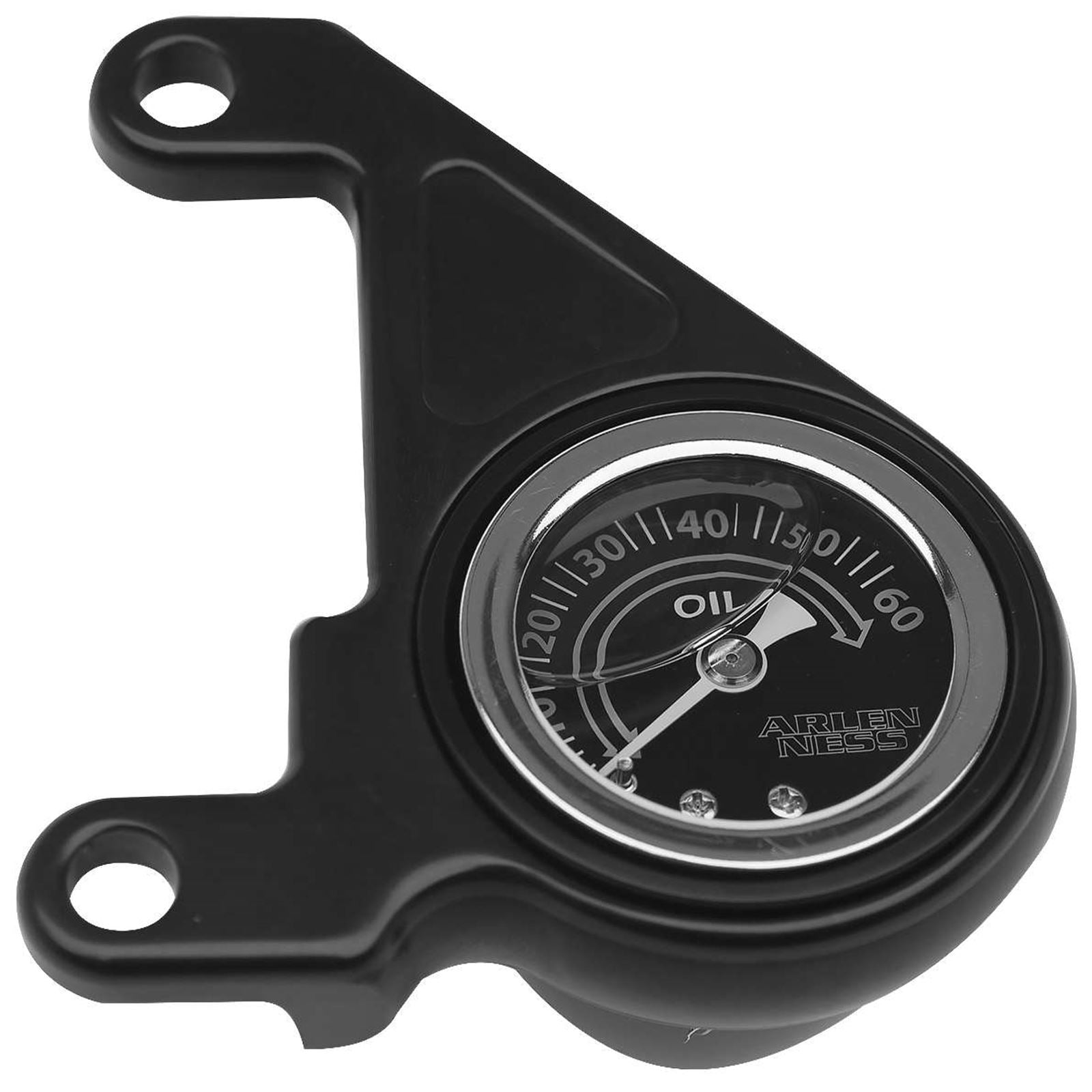 Arlen Ness Oil Pressure Gauge Kit - Black Anodized Finish 15-676_90638