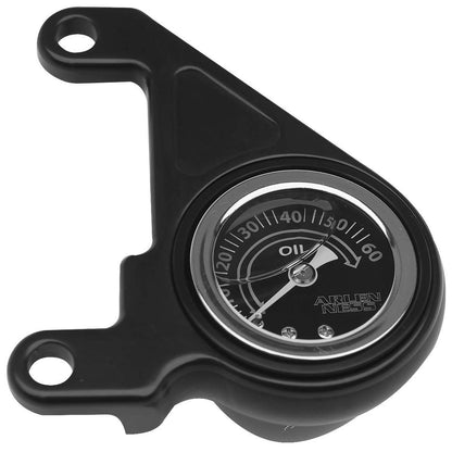 Arlen Ness Oil Pressure Gauge Kit - Black Anodized Finish 15-676_90638