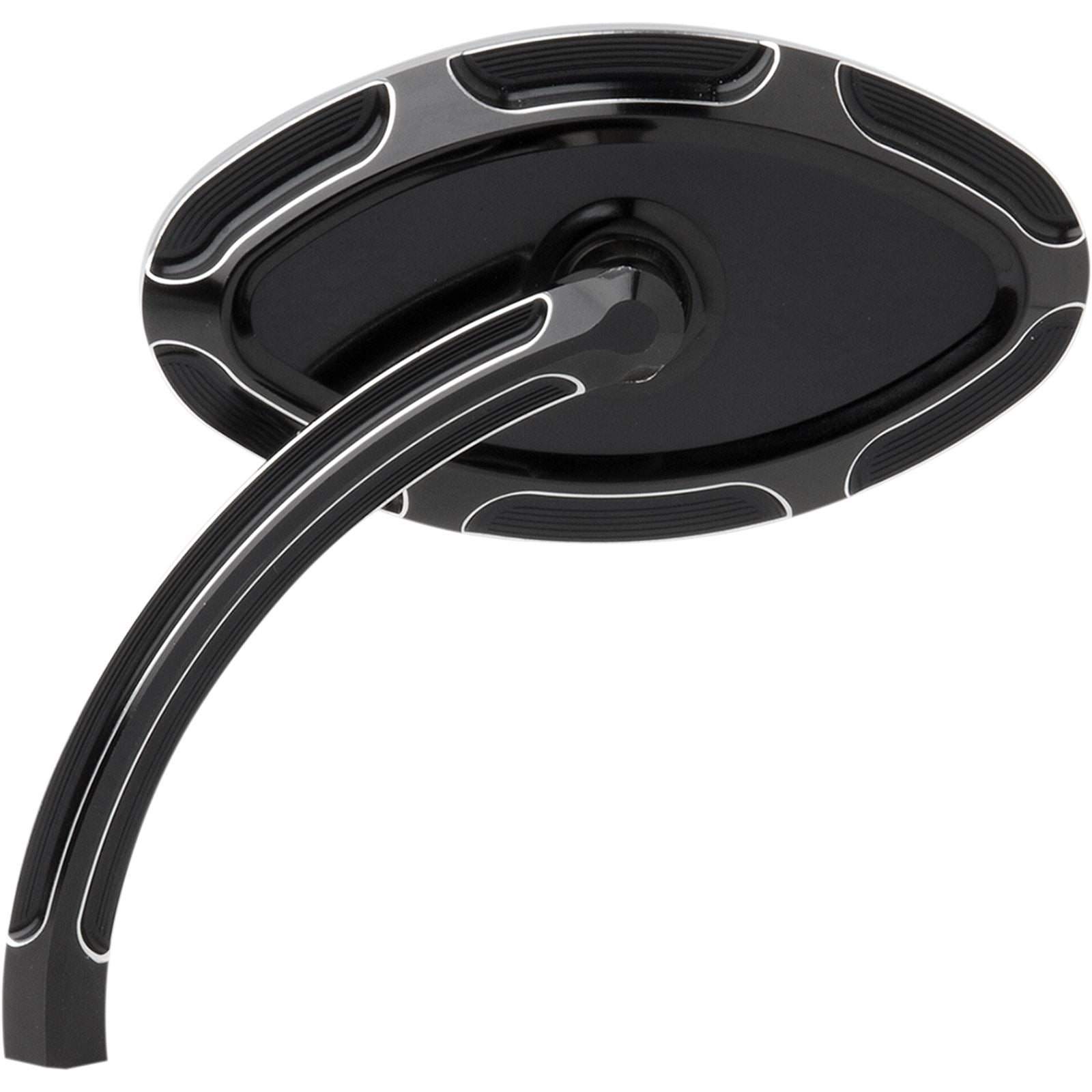 Arlen Ness Cats Eye Forged Billet Mirror - Black - Left 13-130_344250