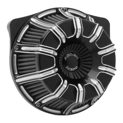 Arlen Ness Air Cleaner 10-Gauge FLT Black 18-941_90769
