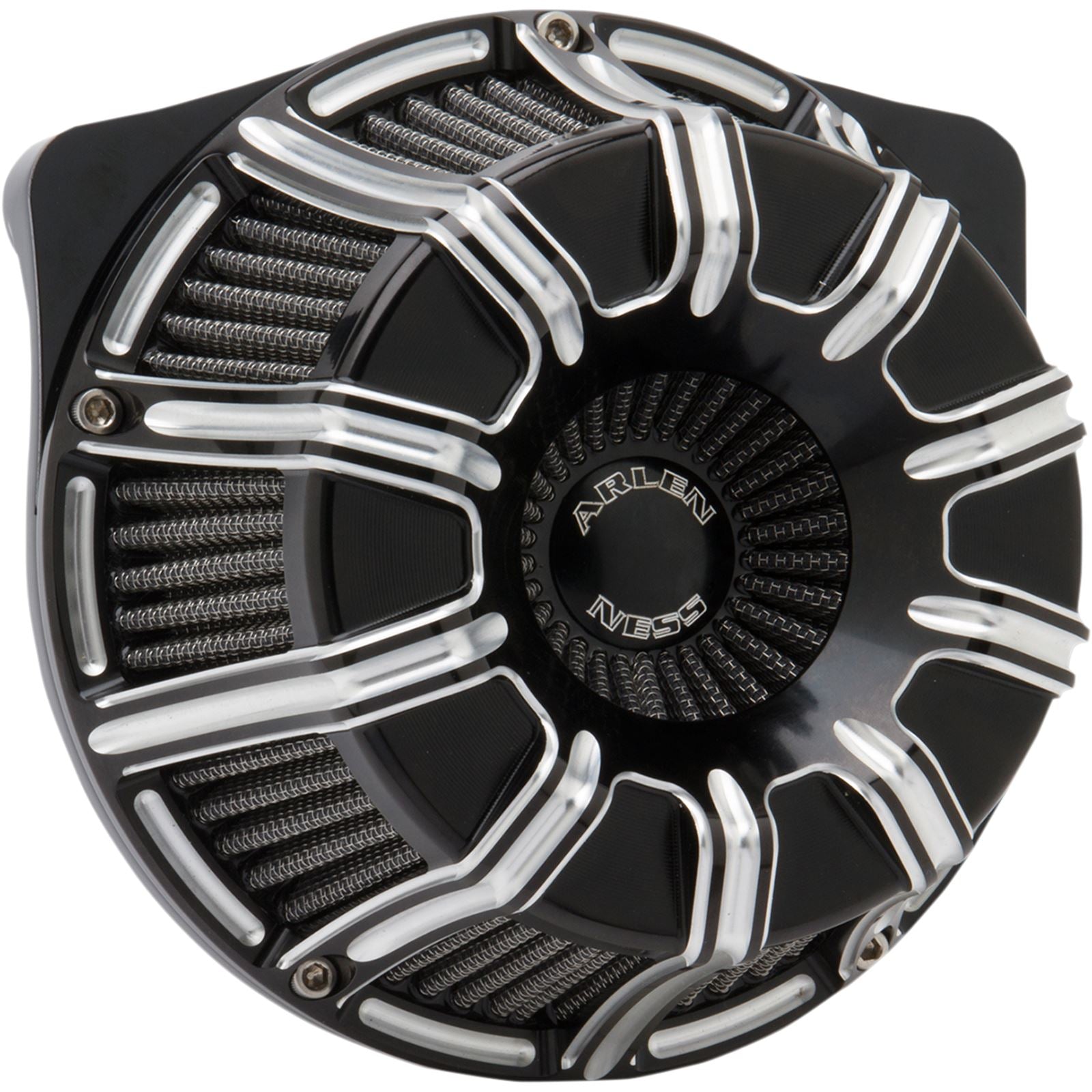Arlen Ness Air Cleaner 10-Gauge FLT Black 18-941_344529