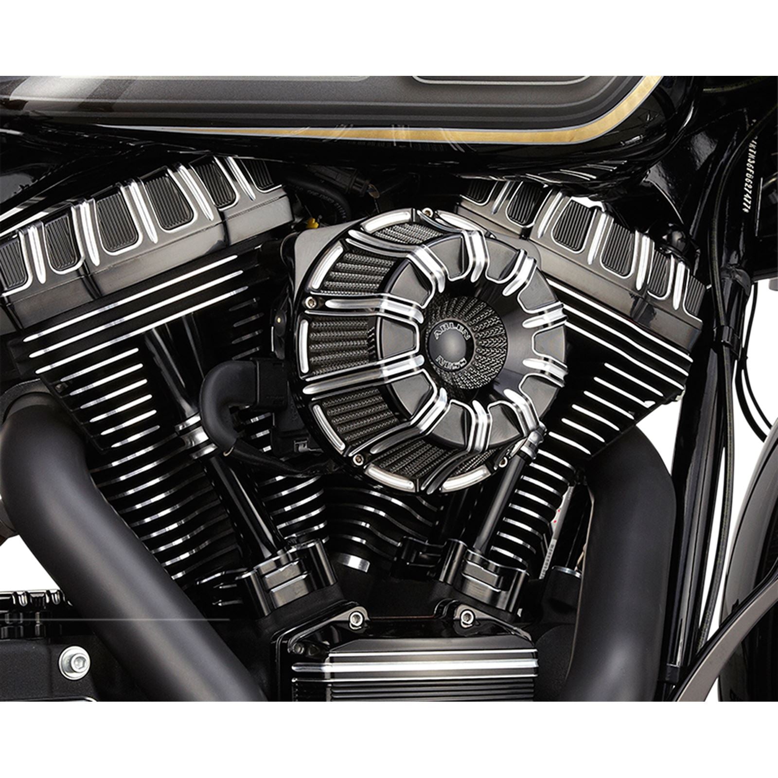 Arlen Ness Air Cleaner 10-Gauge FLT Black 18-941_344530