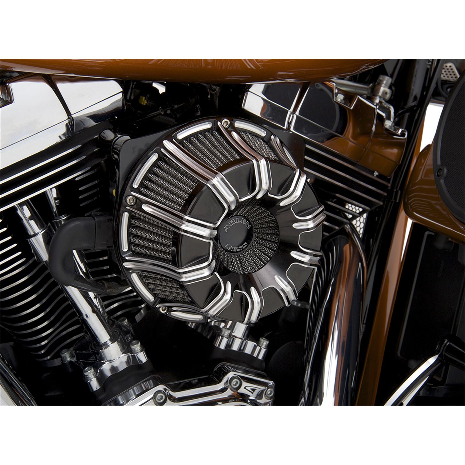 Arlen Ness Air Cleaner 10-Gauge FLT Black 18-941_344531