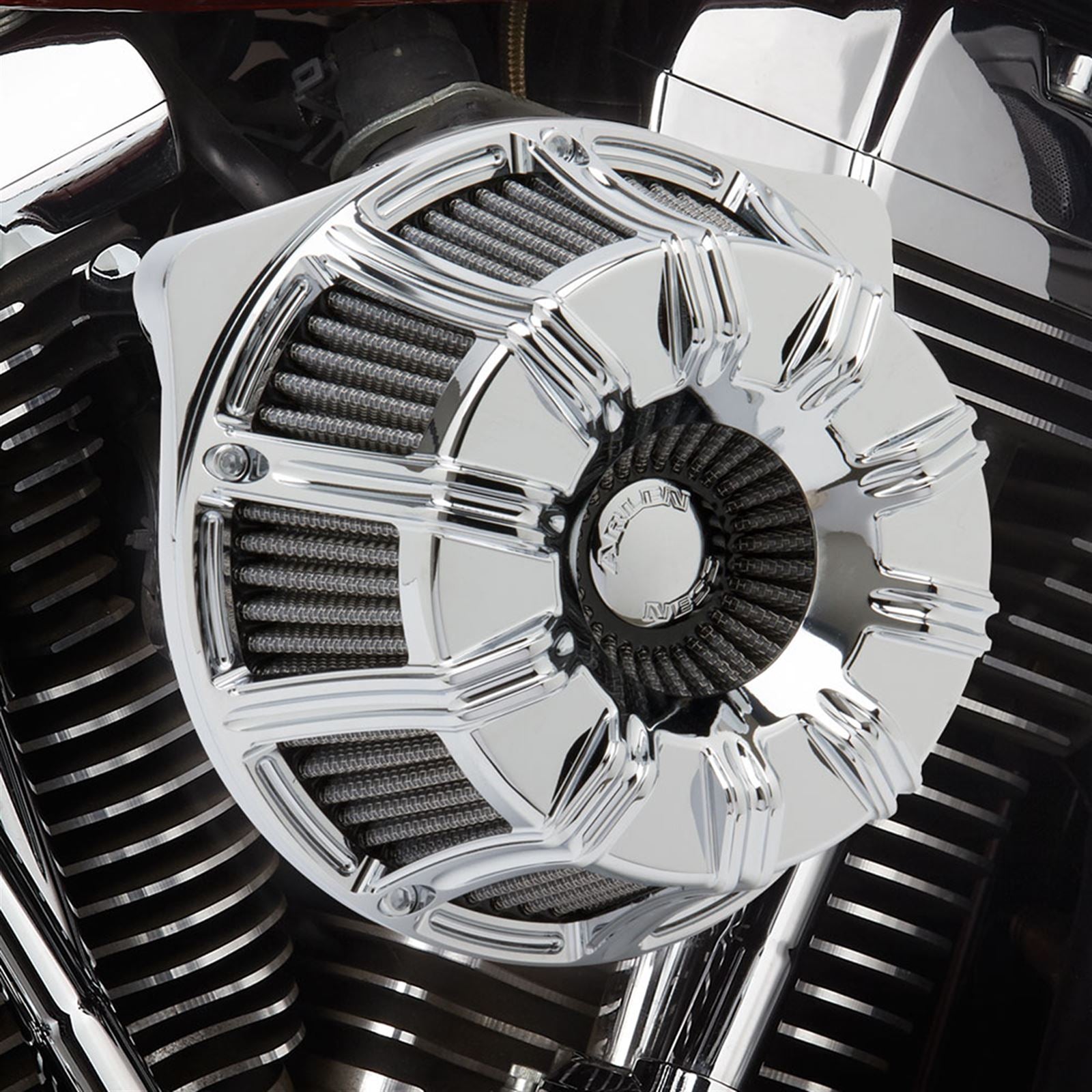 Arlen Ness Air Cleaner 10-Gauge Big Twin Chrome 18-942_344533