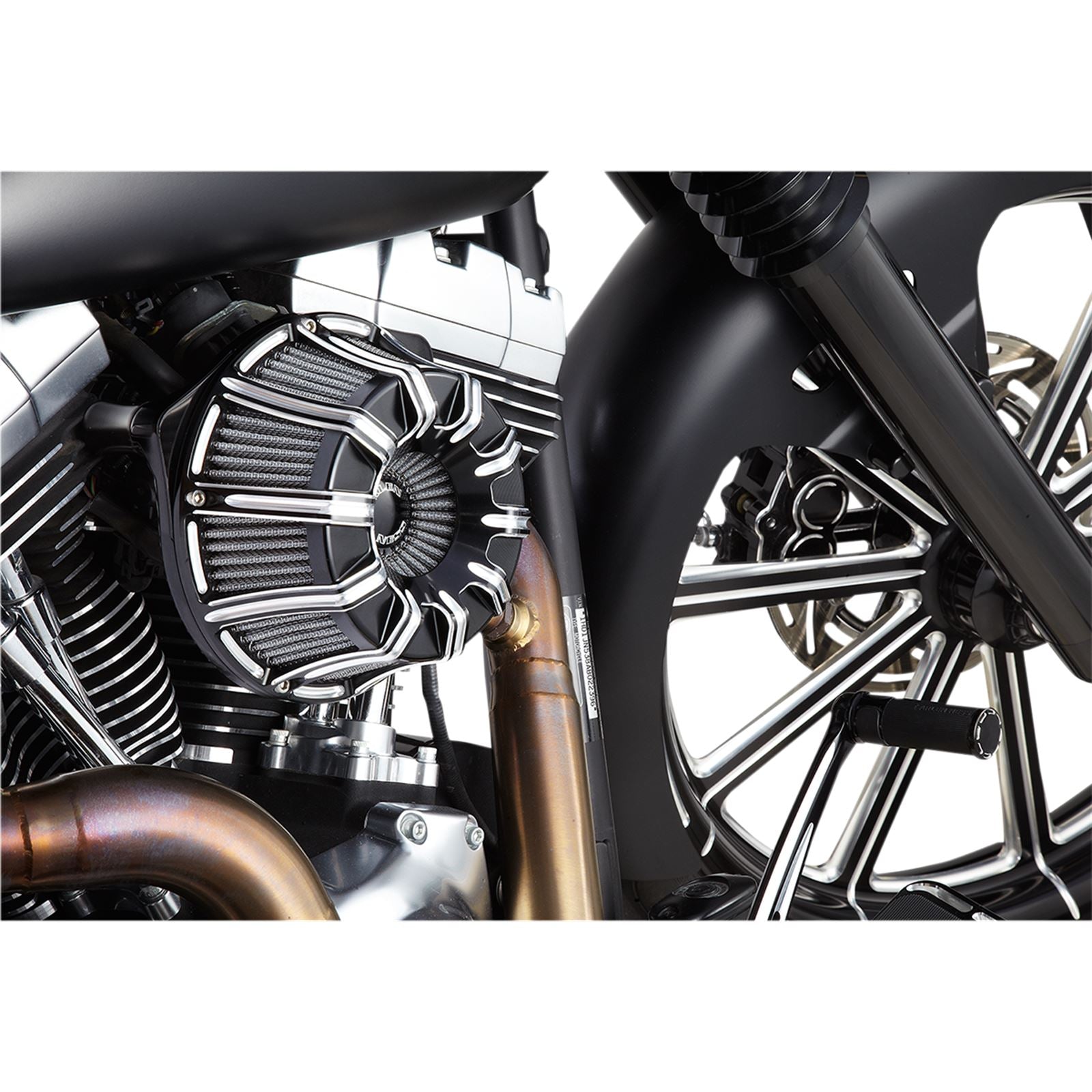 Arlen Ness Air Cleaner 10-Gauge Big Twin Black 18-943_344534