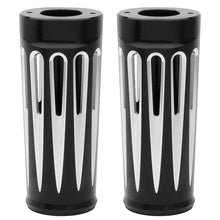 Arlen Ness Deep Cut Fork Boot Covers - Black Anodized - +2" - FLT 20-029_90862