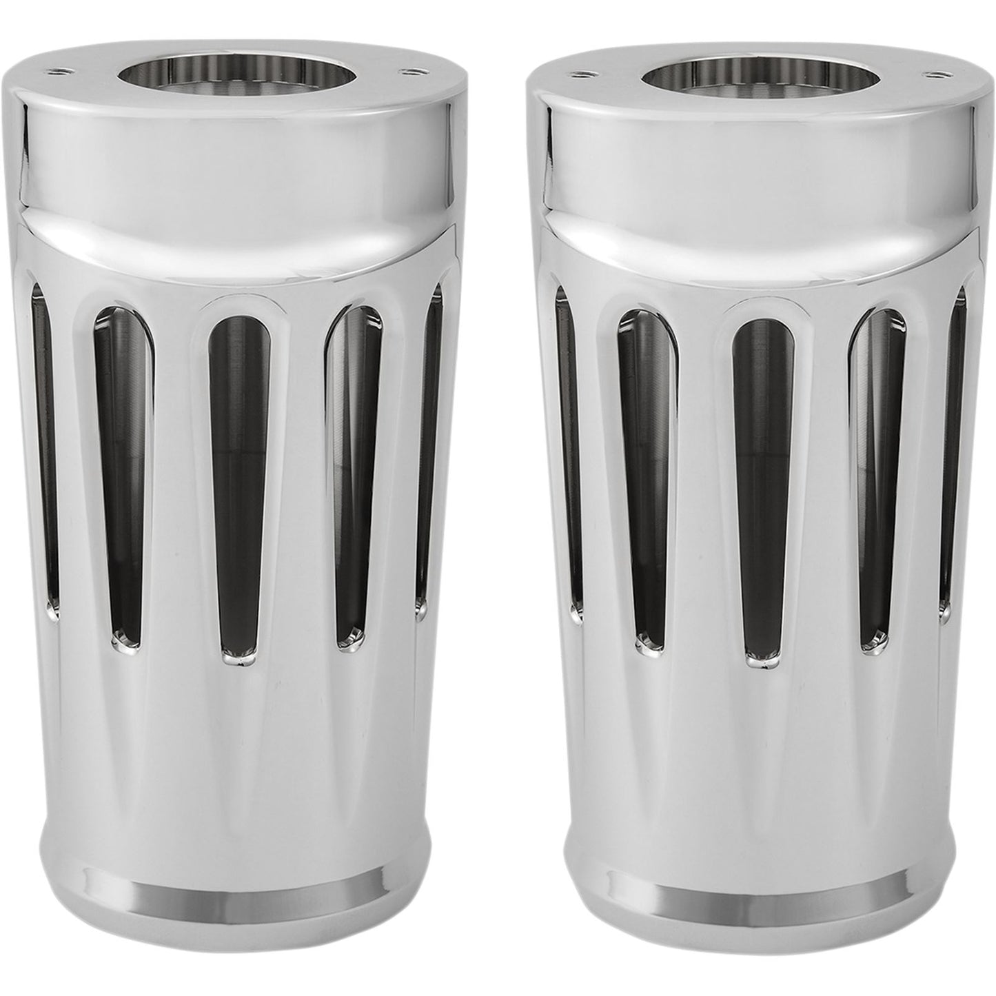 Arlen Ness Deep Cut Fork Boot Covers - Chrome - FLT 20-032_344050