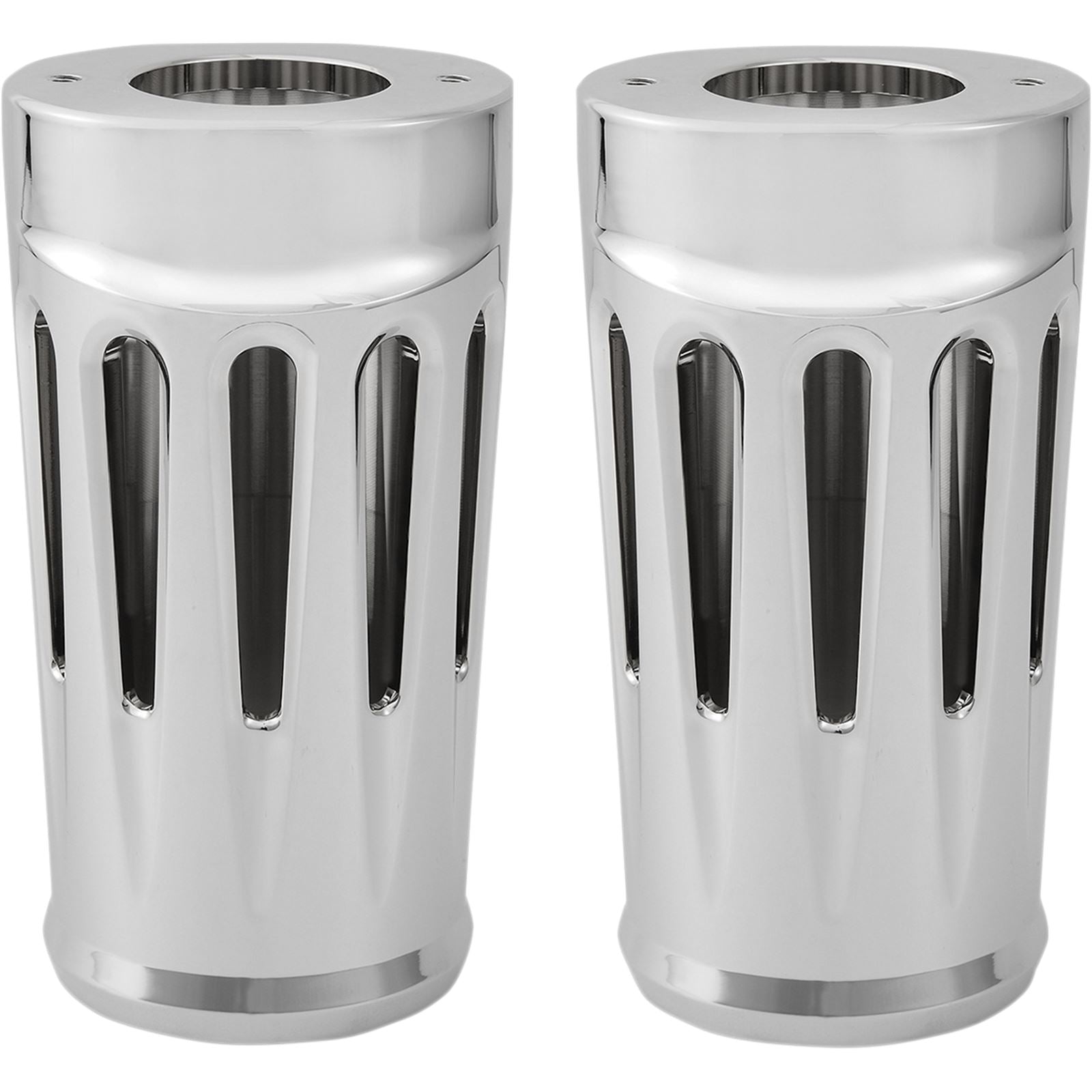 Arlen Ness Deep Cut Fork Boot Covers - Chrome - FLT 20-032_344050