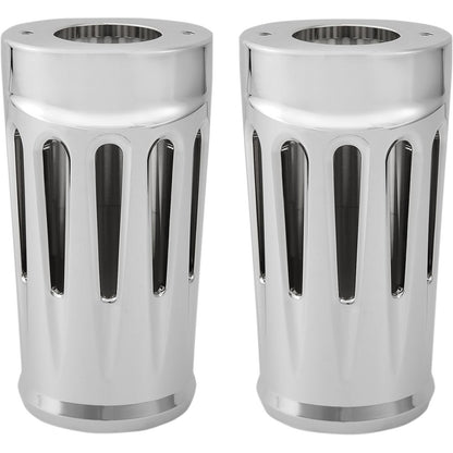 Arlen Ness Deep Cut Fork Boot Covers - Chrome - FLT 20-032_344050