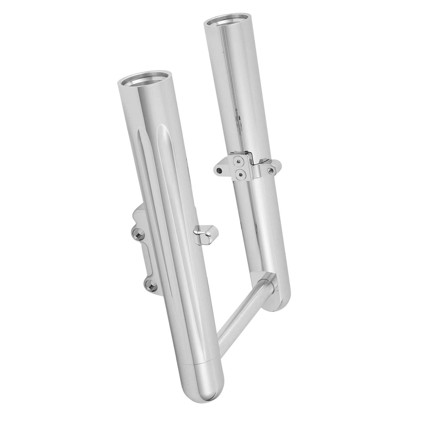 Arlen Ness Hot Legs Fork Legs - Dual Disc - Deep Cut - Chrome 40-502_90873